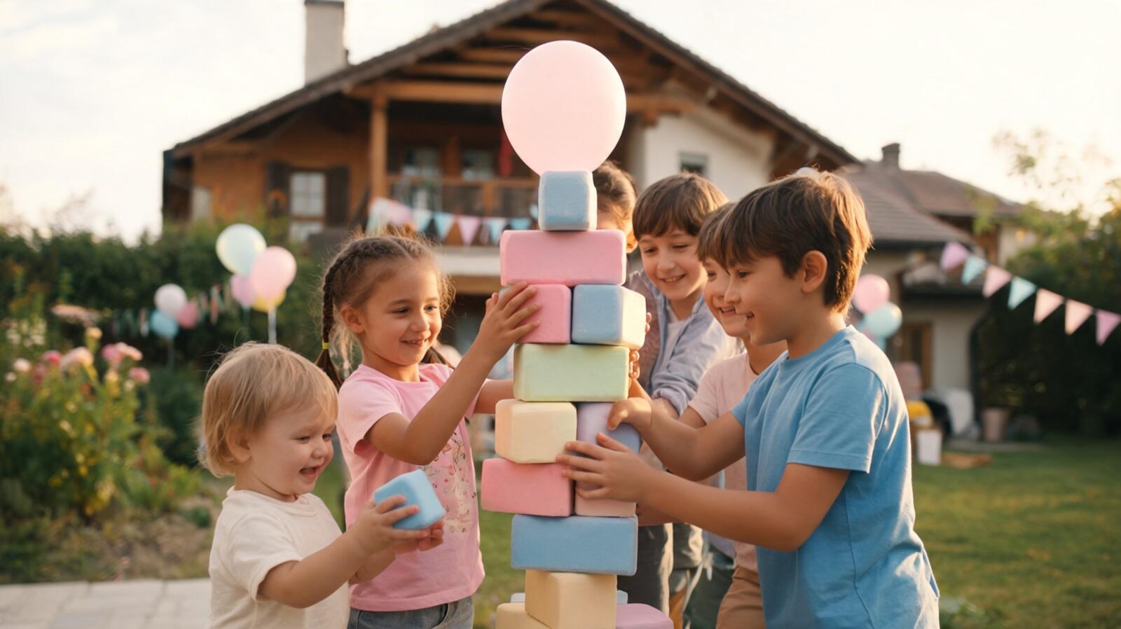 Des enfants de 8 ans relèvent un défi en équipe