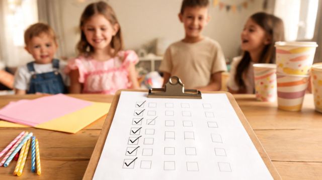 Checklist d’anniversaire