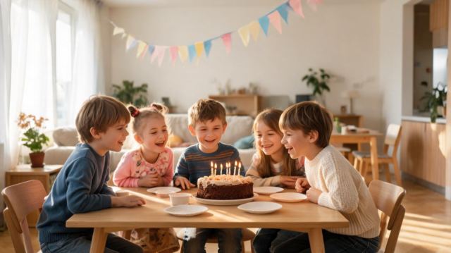 Anniversaire à la maison